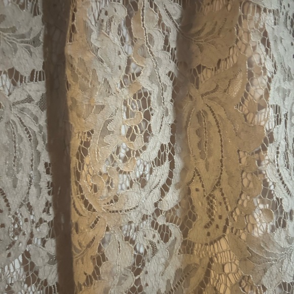 Ann Taylor loft size 12 skirt with lace overlay - Picture 4 of 9